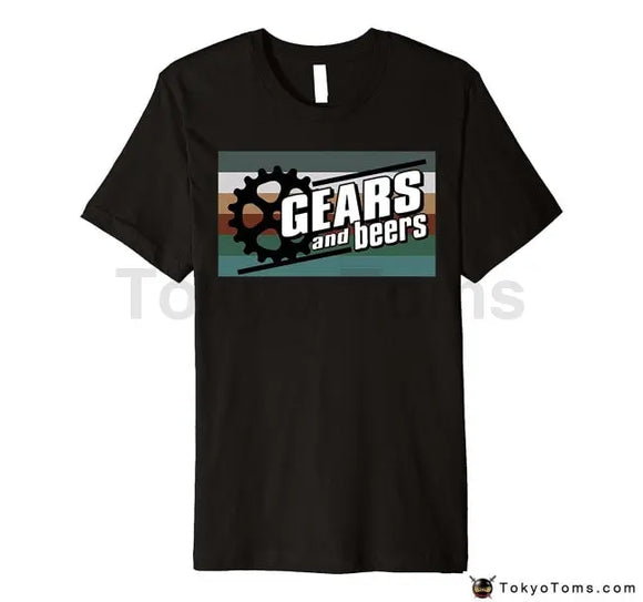 Gears and Beers Sprocket T-Shirt - Cotton - TokyoToms.com