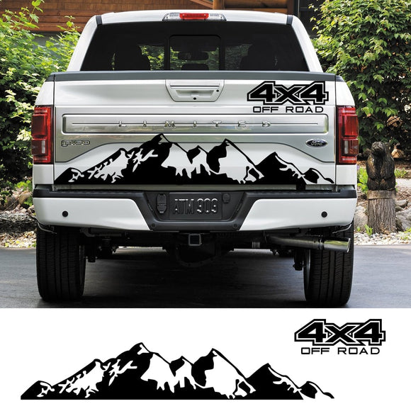 Tailgate 4X4 Off Road Decal 