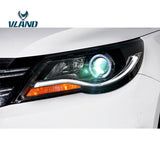 Vland Factory Car Accessories for Head Lamp for Volkswagen Tiguan 2010-2012 LED Daylight with H7 Bi-Xenon Head Light