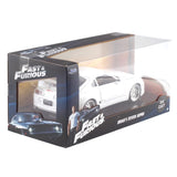New Jada 1:24 Brian's Toyota Supra White 1995 Diecast Model Car Toy For Kids Birthday Gifts Toys Collection Original Box
