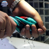 Hot 35x35cm Car model design HellaFlush style Car Washing Towel JDM Racing Car Cleaning Cloth Car Washing Drying Towel