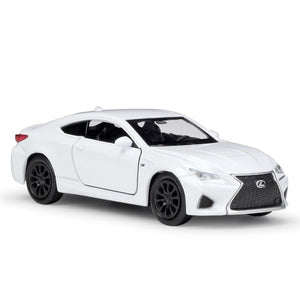 5pcs/lot Wholesale WELLY 1/36 Scale Car Model Toys JAPAN LEXUS RC F Diecast Metal Pull Back Car Toy
