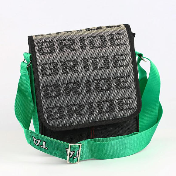 JDM Crossbody Bag Racing School Travel Bag Handbag Seat Belt Drift Straps File Ipad Laptop Bag Car Auto Case For BRIDD TTAKATA