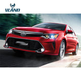 Vland Factory Car Accessories Head Lamp for Toyota Camry 2015-2016 LED Head Light with Day Light H7 Xenon Lens
