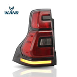 Vland Factory Car Accessories Tail Lamp for Toyota Land Cruiser Prado 2010-2016 LED Tail Light with Full Led