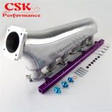 Upgrade Air Intake Manifold + Fuel Rail For Toyota Land Crusier 4.5L Machined  Purple