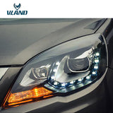 Vland Factory Car Accessories Head Lamp for Haval H6 2011-2014 LED Head Light with DRL H7 Xenon Lamp Light