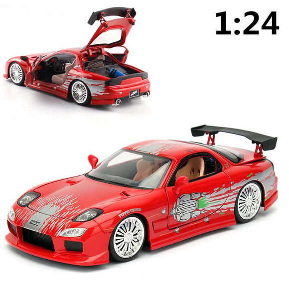 Mazda racing car 1:24 - Red ,2 open door Model Car
