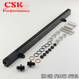 Upgrade Top Feed Fuel Injector Rail Fits For Nissan Skyline R32 R33 RB25DET GTS Black/Purple