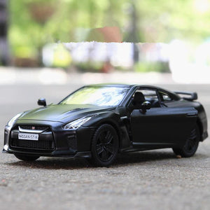 1:36 scale high imitation alloy model car,matte Nissan GTR pull back retro car toy,2 open door toy vehicle,free shipping