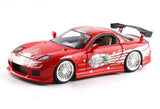JADA 1:24 High simulation alloy model car,Red Mazda racing car,2 open door,quality toy models,toy vehicles,free shipping