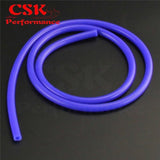 3mm ID Silicone Vacuum Tube Hose L= 1meter / 3ft for Air/Water- Blue/ Black /Red
