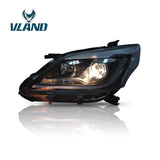 Vland Factory Car Accessories Head Light for Toyota Innova 2012-2015 LED Head Light with DRL H7 BI Xenon Lens