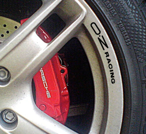 x8 OZ Racing Wheel Rim Decal sticker 