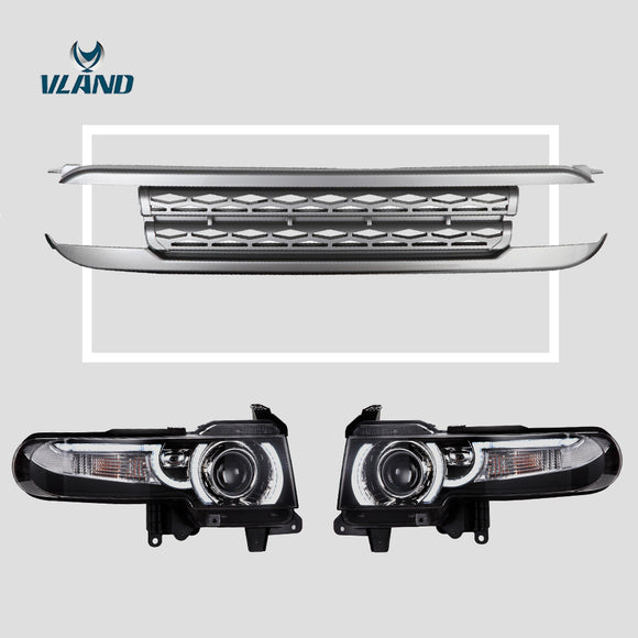 Vland Headlights For Car FJ Cruiser 2007-2015 Led Headlight Plug and Play Design Car Light Assembly