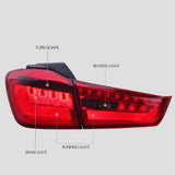 VLAND Car Styling Tail lights For ASX Lancer Sports 2010-2015 LED Car Light Assembly Rear light