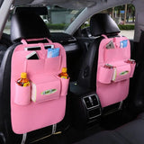 Thicker models Auto Car Back Seat Boot Organizer with 7 pockets Multi-Pocket Travel Storage Bag Hanger 