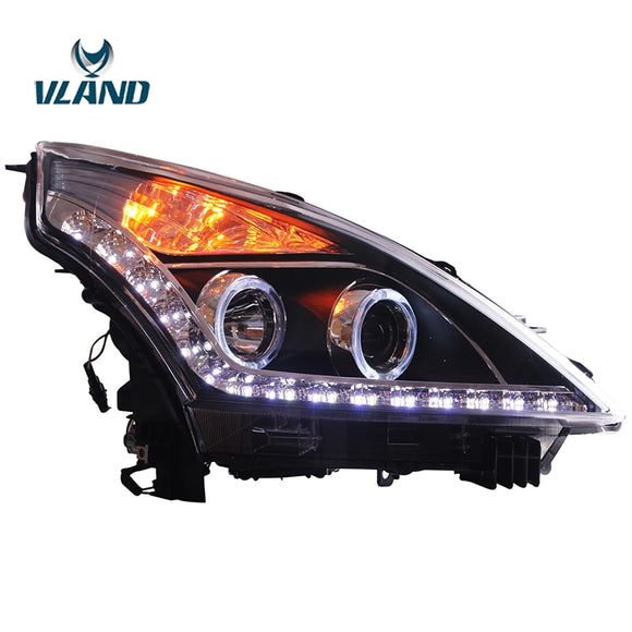 Vland Factory Car Accessories Head Lamp for Nissan Teana 2008-2012 LED Head Light Plug and Play+Waterproof