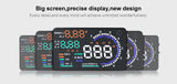 OBD2 HUD Car Head Up Display 5.5" LED Windscreen Projector OBD Scanner Speed Fuel Warning Alarm Data Diagnostic Tool