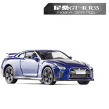 High Simulation 1:36 RMZ City GT-R R35 Alloy Diecast Models Car Toys Pull Back Cars Toy Sports Car Vehicle For Kids Toy Gifts