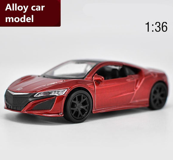 1:36 scale Honda Acura NSX alloy pull back car toy,high simulation diecast metal model,2 open doors toy vehicle,free shipping