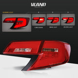 Vland  Car Styling Taillight For Camry 2012-2014 Led Tail Light Car Light Assembly Rear Lamp