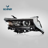 Vland Factory Car Accessories Head Lamp for Toyota Land Cruiser Prado 2018-up Full LED Head Light with Sequential Indicator