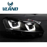 Vland Factory Car Accessories Head Lamp for Volkswagen Gol 2013-2015 LED Head Light Plug and Play Design