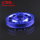Aluminum Crank Pulley Light Weight for EK9 Integra DC2 Type R CTR BLUE