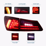 Vland taillight fit for Lexus IS250/IS350 led tail light 2006 2007 2008 2009 2010 2011 2012 backlight red lens