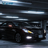 Vland For 2011-2014 Hyundai Sonata Headlights New Design Led  Head Lamp  Assembly Angle Eyes Headlight