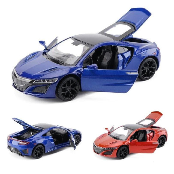 Promotion price 1:32 Scale Honda Acura NSX Metal Alloy Diecast Car Model With Sound Light Model Car Toys For Kids Gifts