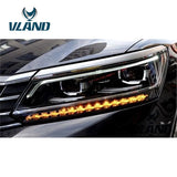 Vland Factory Car Accessories Head Lamp for Volkwagen Passat B8 2017-2018 LED Headlight with LED Moving Singal