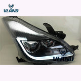 Vland Factory Car Accessories Head Lamp for Toyota Avanza 2012-2015 LED Headlight with H7 BI Xenon Lens