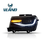 Vland factory Car Accessories Head Lamp for Chevrolet Camaro 2014-2015 LED Head Light Plug and Play Design