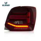 Vland Factory Car Accessories Tail Lamp for Volkswagen Vento Polo 2011-2017 LED Tail Light Plug and Play Design 