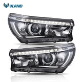 Vland Factory car accessories head lamp for toyota revo 2015-2017 head light With Day Light H7 Xenon Bulb