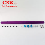 Upgrade High Flow Fuel Rail Kit Fits For Nissan Prtrol 4.8L Machined Purple - Tokyo Tom's