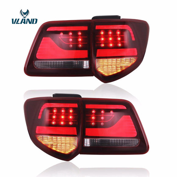 Vland Led Tail light For Toyota Fortune 2012-2015 Taillights With Sequential Light Rear Lamp 