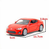 5pcs/lot Wholesale WELLY 1/36 Scale Car Model Toys TOYOTA 86 Diecast Metal Pull Back Car Toy