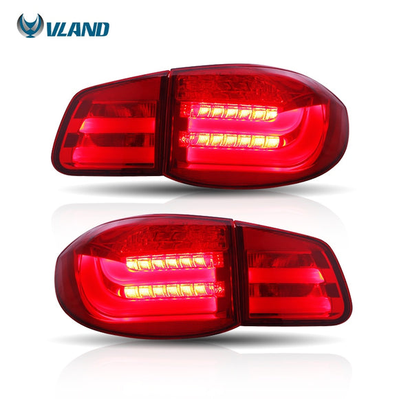 Vland Factory Car Accessories Tail Lamp for Volkswagen Tiguan 2010-2012 Tail Light with DRL 