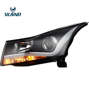 Vland Factor Car Accessories Head Lamp for Chevrolet Cruze 2009-2013 LED Head Light Plug and Play Design