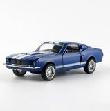 Ford Mustang GT 1967 GT500 Return Alloy Car Toy Model Children's Toy Car Model Display Gift