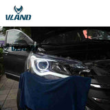 Vland Factory Car Accessories Head Lamp for Honda CRV 2012-2016 Head Light with Demon Eye and H7 Xenon Lamp