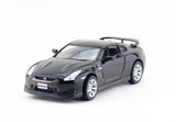 High simulation supercar Kinsmart 1:36 scale alloy pull back Nissan GTR R35 cars 2 open door model toys free shipping