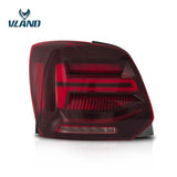 Vland Factory Car Accessories Tail Lamp for Volkswagen Vento Polo 2011-2017 LED Tail Light Plug and Play Design 
