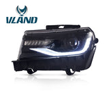 Vland factory Car Accessories Head Lamp for Chevrolet Camaro 2014-2015 LED Head Light Plug and Play Design