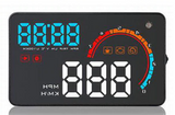 Car Head Up Display 3", 4" and 5.5" LED Windscreen Projector - OBD Scanner: Speed, Fuel Warning, Alarm, Data Diagnostic Tool