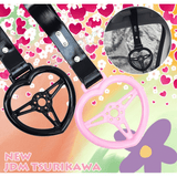 Heart Shape Steering Wheel Tsurikawa - TokyoToms.Com