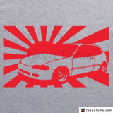 Honda Civc JDM Sun T-Shirt - Cotton - TokyoToms.com